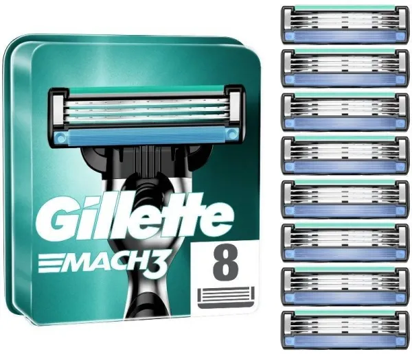 Gillette Mach3 刀片 8 片装