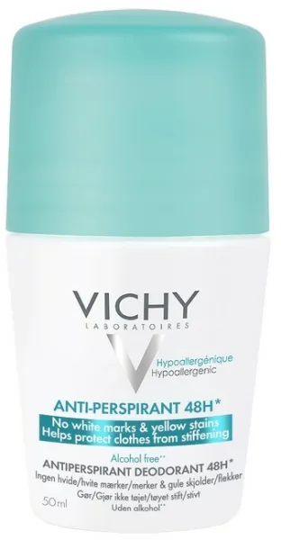 Vichy - 防痕迹止汗除臭滚珠 48小时 - 50 毫升