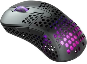 Xtrfy M4 无线 RGB 游戏鼠标 - 黑色 - 游戏鼠标 - 光学 - 6 个按钮 - 黑色带 RGB 灯