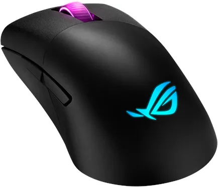 ASUS ROG KERIS Wireless - 游戏鼠标 - 光学 - 5 个按钮 - 黑色带 RGB 灯光
