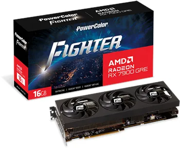 PowerColor Radeon RX 7900 GRE Fighter OC - 16GB GDDR6 RAM - 显卡