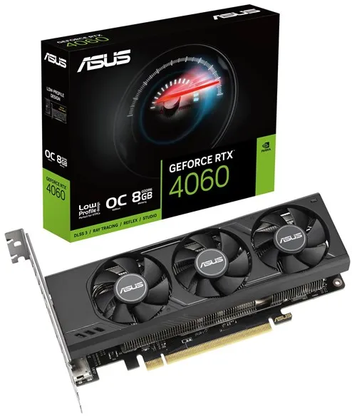 ASUS GeForce RTX 4060 Low Profile OC - 8GB GDDR6 RAM - 显卡