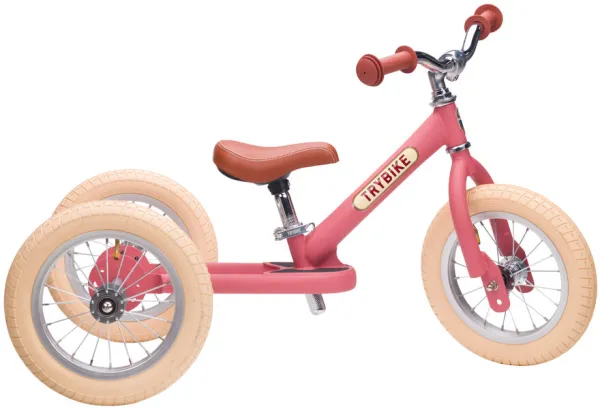 Trybike 三轮车,复古粉色