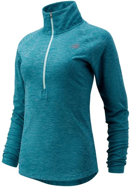 New Balance Sport Spacedye Half Zip 女士跑步衫